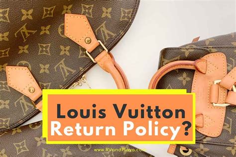 return policy for louis vuitton|Louis Vuitton exchange rate today.